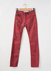 Jeans coupe slim rouge FREEMAN T.PORTER pour femme seconde vue