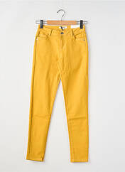 Jeans skinny jaune MORGAN pour femme seconde vue