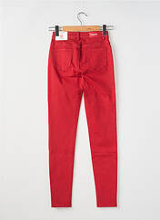 Jeans skinny rouge MORGAN pour femme seconde vue