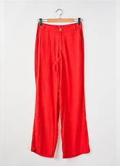 Pantalon droit rouge CREAM pour femme seconde vue