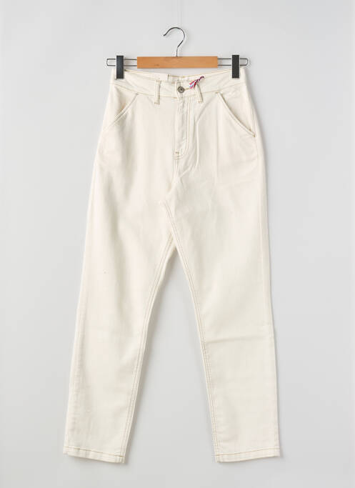 Jean coupe mom stretch beige KANOPE femme