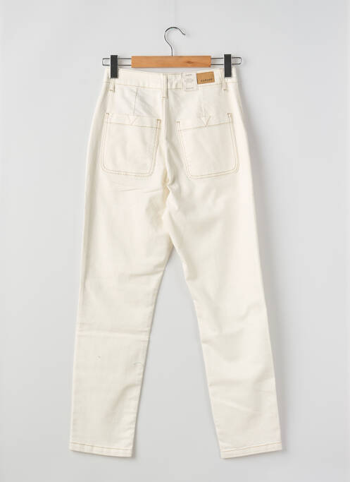 Jean coupe mom stretch beige KANOPE femme