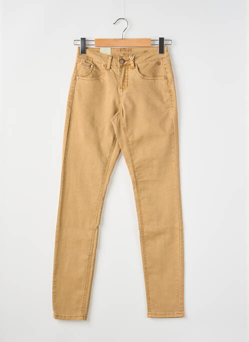 Jeans coupe slim marron CREAM pour femme