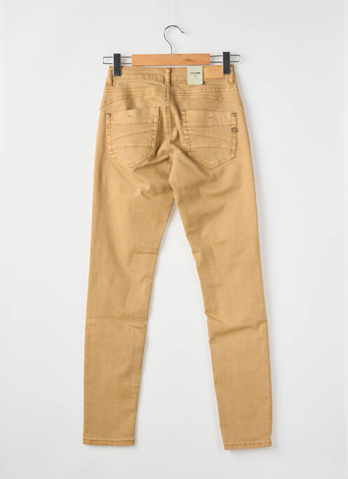 Jeans coupe slim marron CREAM femme