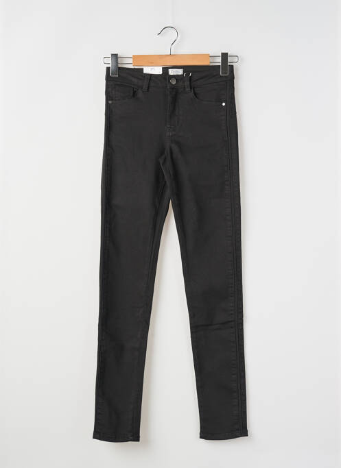 Jeans coupe slim noir C'EST BEAU LA VIE pour femme