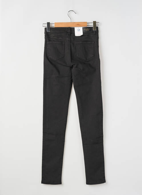 Jeans coupe slim noir C'EST BEAU LA VIE femme