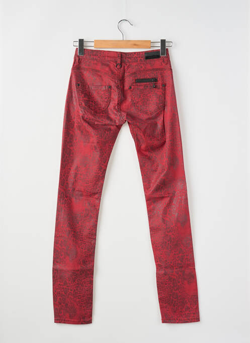 Jeans coupe slim rouge FREEMAN T.PORTER pour femme