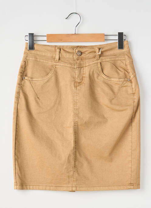Jupe mi-longue marron CREAM pour femme