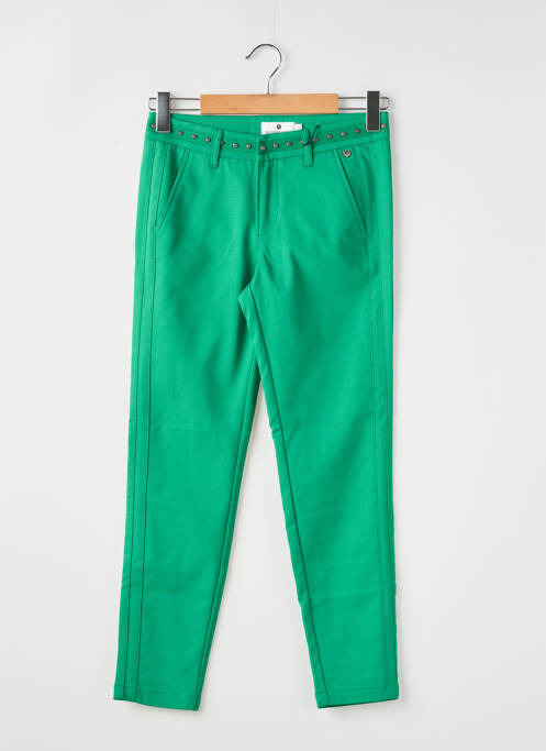 Pantalon chino vert FREEMAN T.PORTER pour femme
