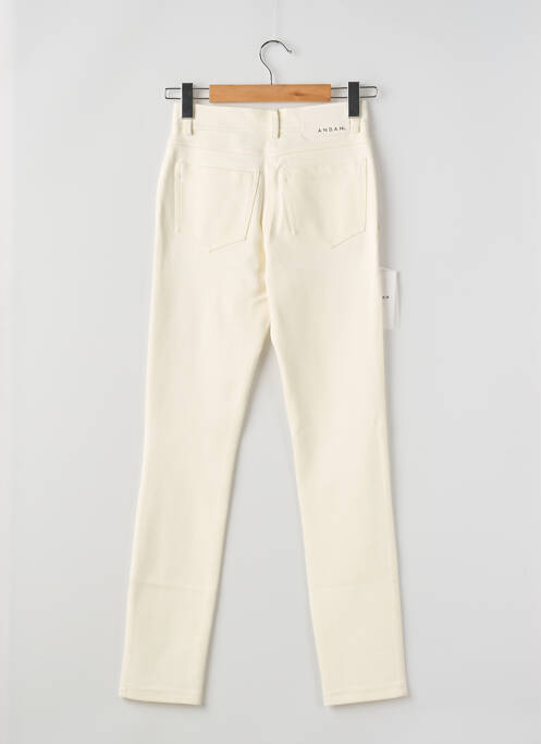 Pantalon droit blanc ANDAM pour femme
