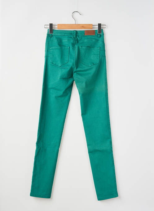 Pantalon slim vert C'EST BEAU LA VIE pour femme