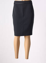 Jupe mi-longue doublure textile noir ANA SOUSA femme