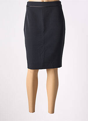 Jupe mi-longue doublure textile noir ANA SOUSA femme