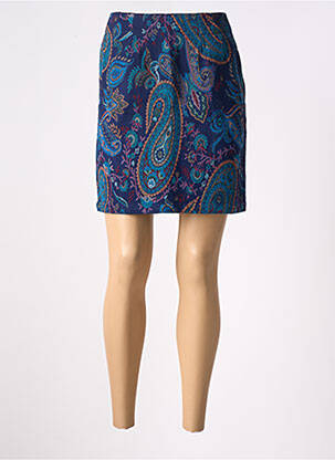 Jupe courte bleu LE PETIT BAIGNEUR pour femme