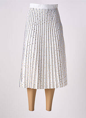 Jupe longue blanc FRACOMINA pour femme