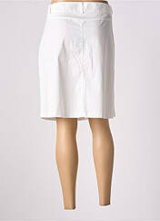 Jupe mi-longue blanc LILI & CAROLINE pour femme seconde vue