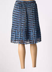 Jupe mi-longue bleu CREAM pour femme seconde vue