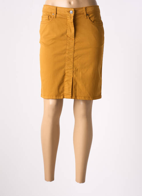 Jupe courte poches jaune LE PETIT BAIGNEUR femme