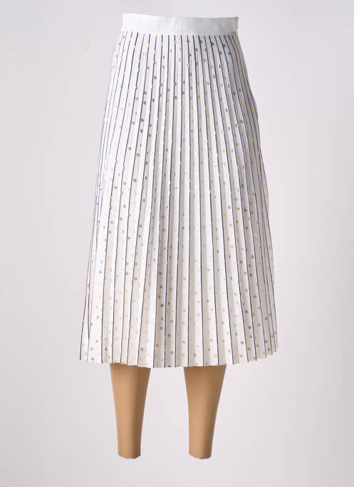 Jupe longue blanc FRACOMINA pour femme