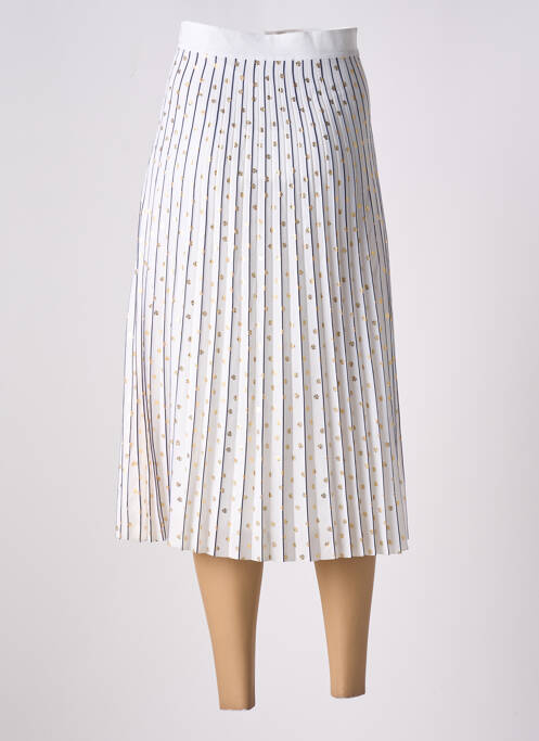 Jupe longue blanc FRACOMINA femme