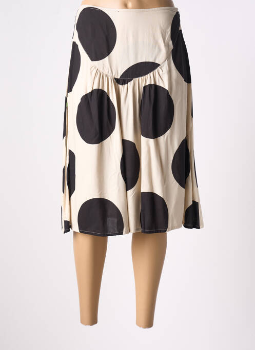 Jupe mi-longue beige BLA-BLA pour femme