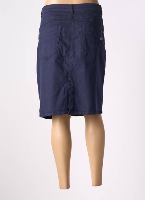 Jupe mi-longue bleu CREAM pour femme