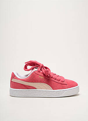 Baskets bout rond talon plat jusqu'à 3cm rose PUMA femme