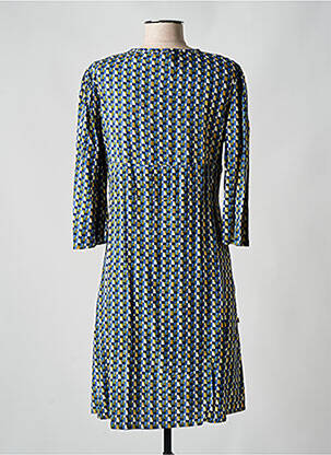 Robe mi-longue manches 3/4 manches 3/4 bleu BLA-BLA femme