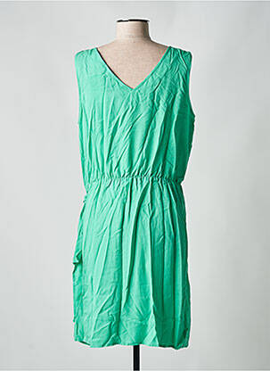 Robe mi-longue sans manche sans manche vert C'EST BEAU LA VIE femme