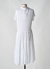 Robe mi-longue blanc ANDAM pour femme seconde vue