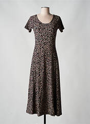 Robe mi-longue noir SKUNKFUNK pour femme seconde vue