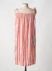 Robe mi-longue rouge CREAM pour femme seconde vue