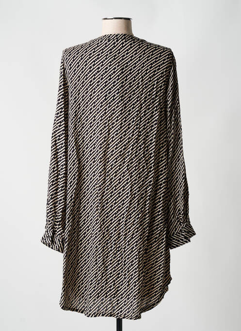 Robe courte noir KAFFE pour femme