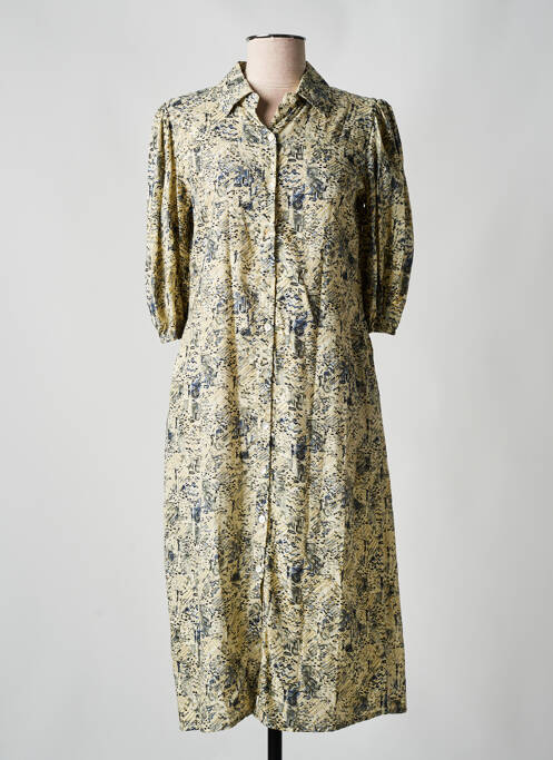 Robe mi-longue beige BLA-BLA pour femme