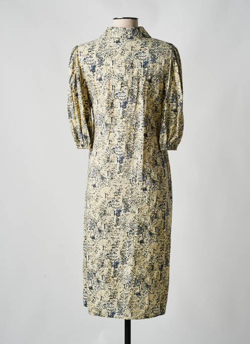 Robe mi-longue beige BLA-BLA pour femme