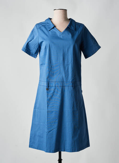 Robe mi-longue bleu AGATHE & LOUISE pour femme