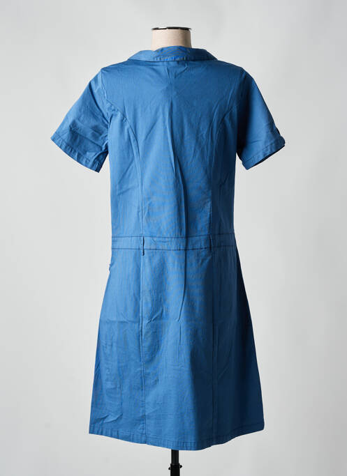 Robe mi-longue bleu AGATHE & LOUISE pour femme