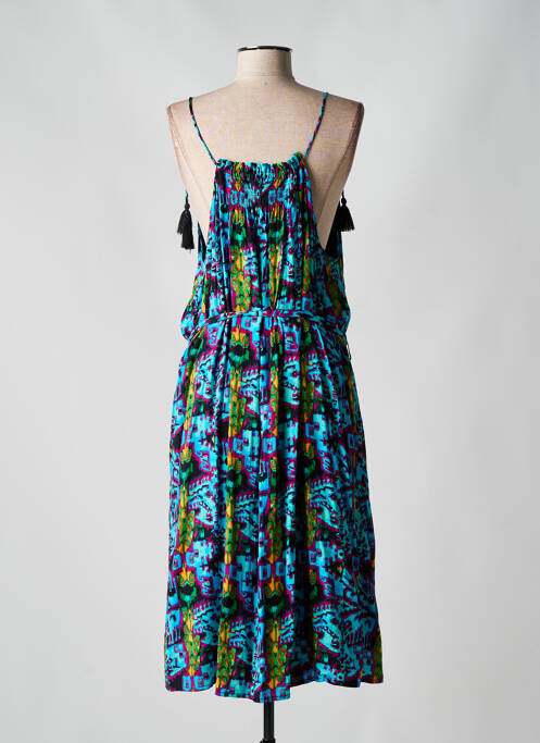 Robe mi-longue bleu FREEMAN T.PORTER pour femme