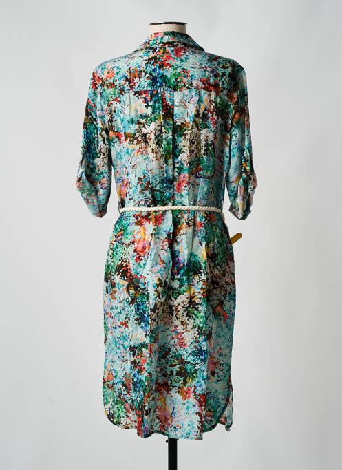 Robe mi-longue bleu REVER MILE pour femme