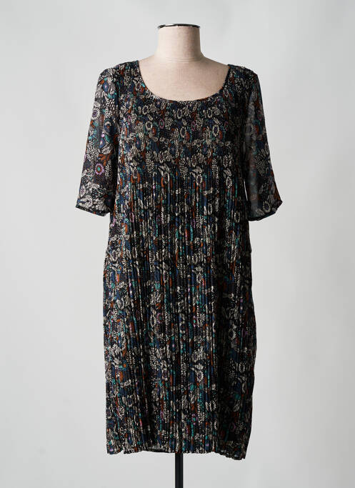 Robe mi-longue noir LOLA ESPELETA pour femme