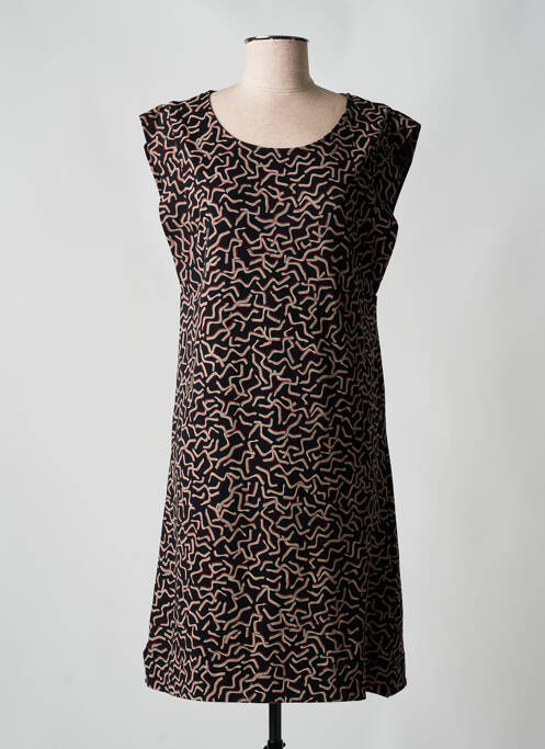 Robe mi-longue noir SKUNKFUNK pour femme