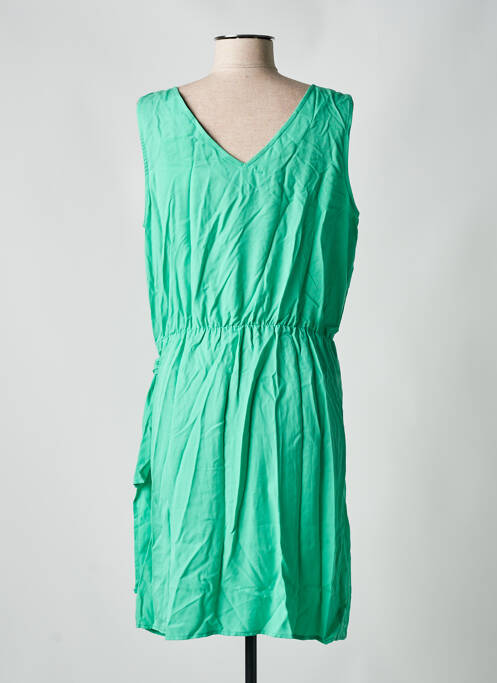 Robe mi-longue vert C'EST BEAU LA VIE pour femme