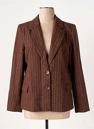 Blazer poches marron SURKANA femme