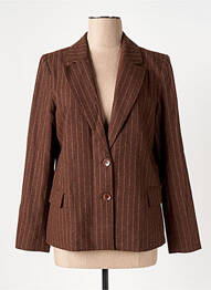 Blazer poches marron SURKANA femme