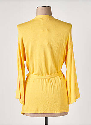Gilet manches longues stretch jaune SURKANA femme