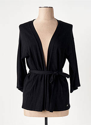 Gilet manches longues stretch noir SURKANA femme