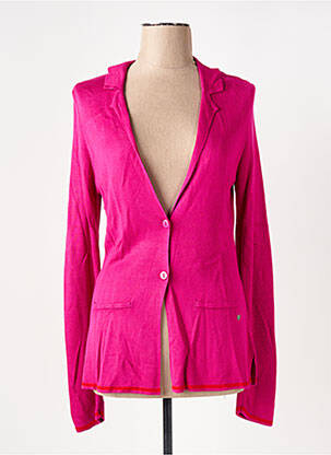 Gilet manches longues stretch rose SURKANA femme