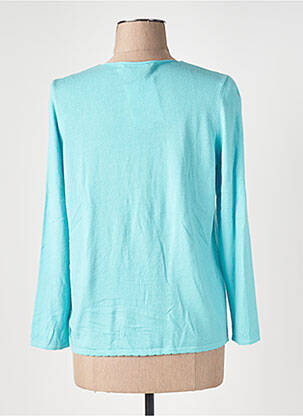 Gilet manches longues stretch bleu I.ODENA femme