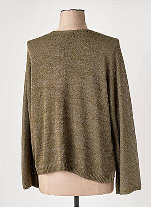 Gilet manches longues resserrée sur le bas vert MOLLY BRACKEN femme