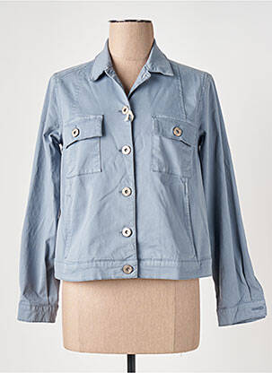 Veste casual coupe droite bleu LOLA ESPELETA femme